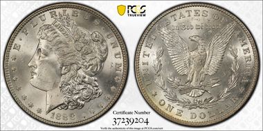 1888 $1 MS65+
