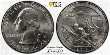 2019-P 25C War in the Pacific NP MS65