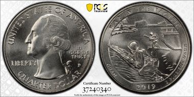 2019-P 25C War in the Pacific NP MS67