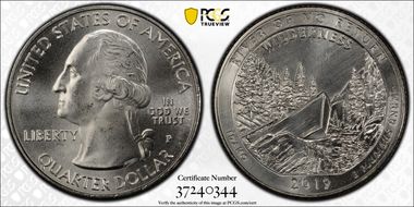 2019-P 25C Frank Church River of No Return NP MS67