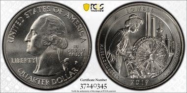 2019-P 25C Lowell NP MS66