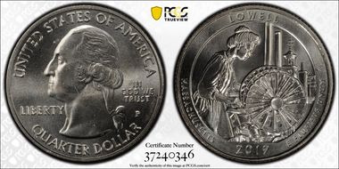 2019-P 25C Lowell NP MS66