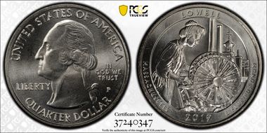 2019-P 25C Lowell NP MS66