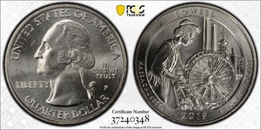 2019-P 25C Lowell NP MS65