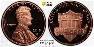 2019-W 1C Shield PR68DCAM