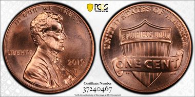 2019-W 1C Shield  First Strike MS67RD