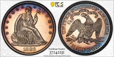 1886 50C PR63