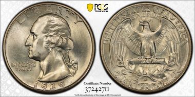 1939-S 25C MS67+