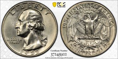 1955-D 25C MS63