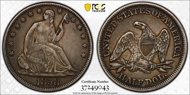 1858 50C WB-22 MPD XF40