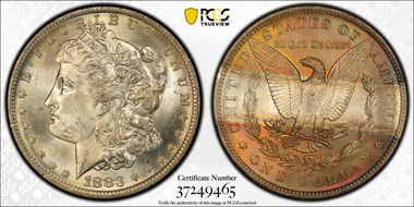1883-O $1 MS63