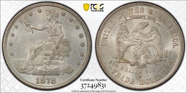 1878-S T$1 Trade MS61