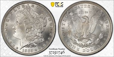 1885-O $1 MS67+