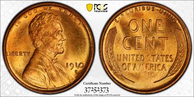 1910-S 1C MS67RD