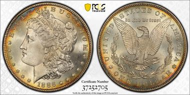 1886 $1 MS67
