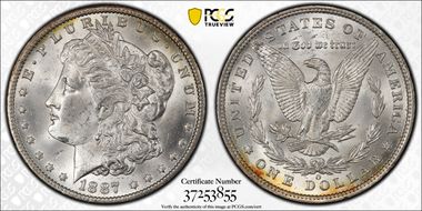 1887-O $1 MS64