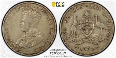 1932(m) Florin KM-27  Ag VF30