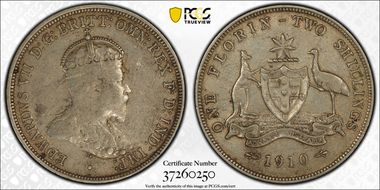 1910 Florin XF45