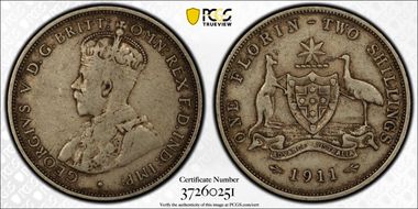 1911 Florin KM-27  Ag VF30