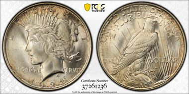 1923-D $1 MS65+