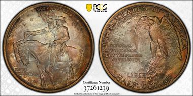 1925 50C Stone Mountain MS67+