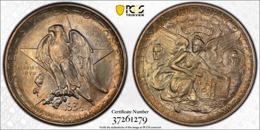 1934 50C Texas MS66
