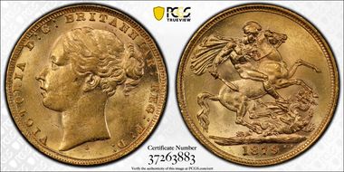 1879-S Sov S-3858A St. George MS62+