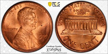 1989-D 1C MS66RD