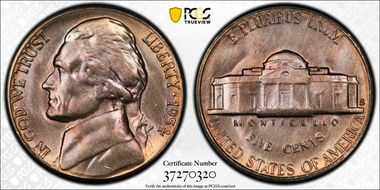 1954-S 5C DDR FS-801 MS66