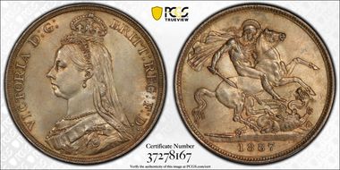 1887 Crown S-3921 MS64