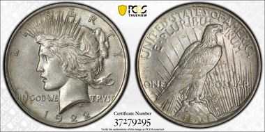 1922 $1 MS62