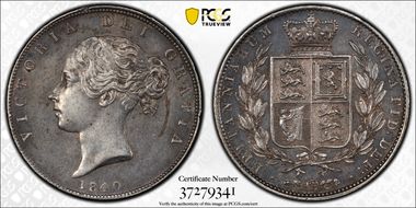 1840 1/2 Cr S-3887 W.W. incuse AU50