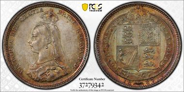 1887 Shil S-3926 Jubilee Head MS63