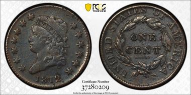 1812 1C Small Date N1BN