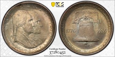1926 50C Sesquicentennial MS64