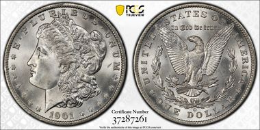 1901-O $1 MS67