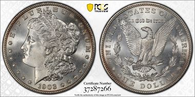 1903 $1 MS67+