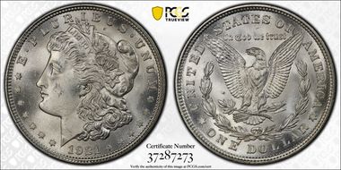 1921 $1 Morgan MS66+