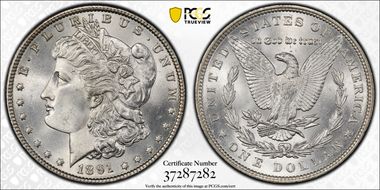 1891 $1 MS65+