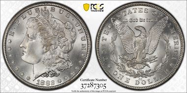 1882-CC $1 MS67+