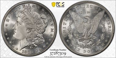 1883 $1 MS67+