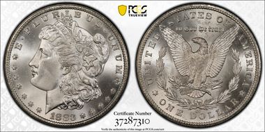 1883-CC $1 MS67+
