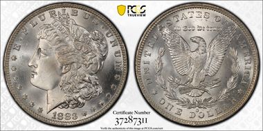 1883-O $1 MS67+