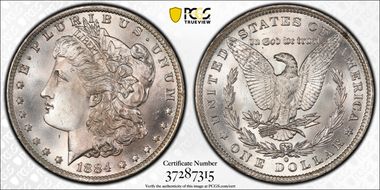 1884-O $1 MS67+