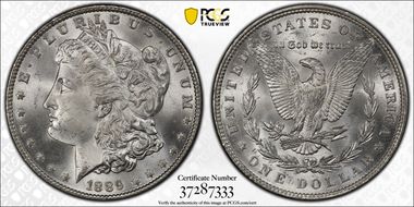 1889 $1 MS66+
