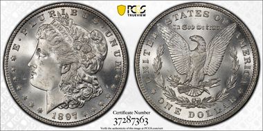 1897 $1 MS67