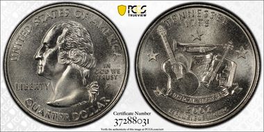 2002-P 25C Tennessee MS69