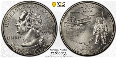 2002-P 25C Ohio MS69