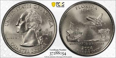 2004-D 25C Florida MS69