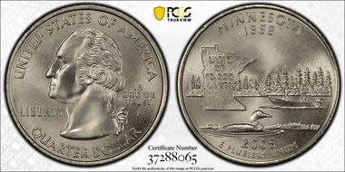 2005-P 25C Minnesota MS68